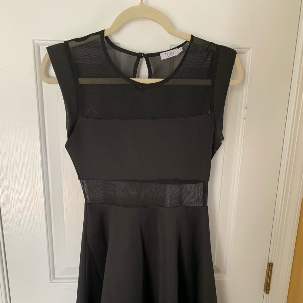 Tobi Black Skater Dress